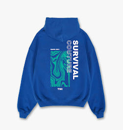 WAVES BLU HOODIE