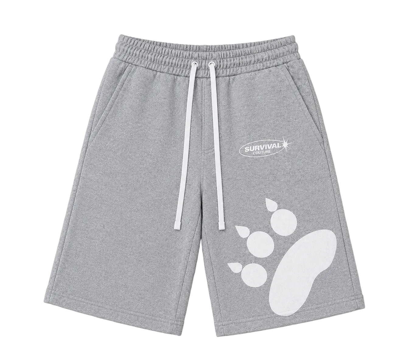 BEAR BREED COTTON JERSEY JORT | GREY