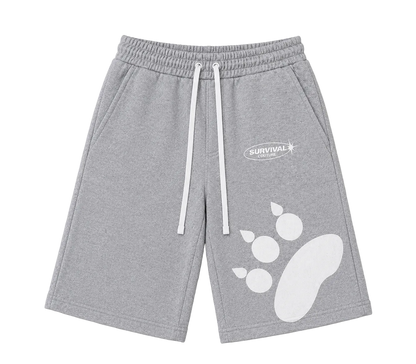 BEAR BREED COTTON JERSEY JORT | GREY