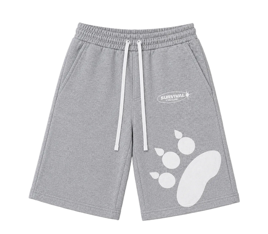 BEAR BREED COTTON JERSEY JORT | GREY