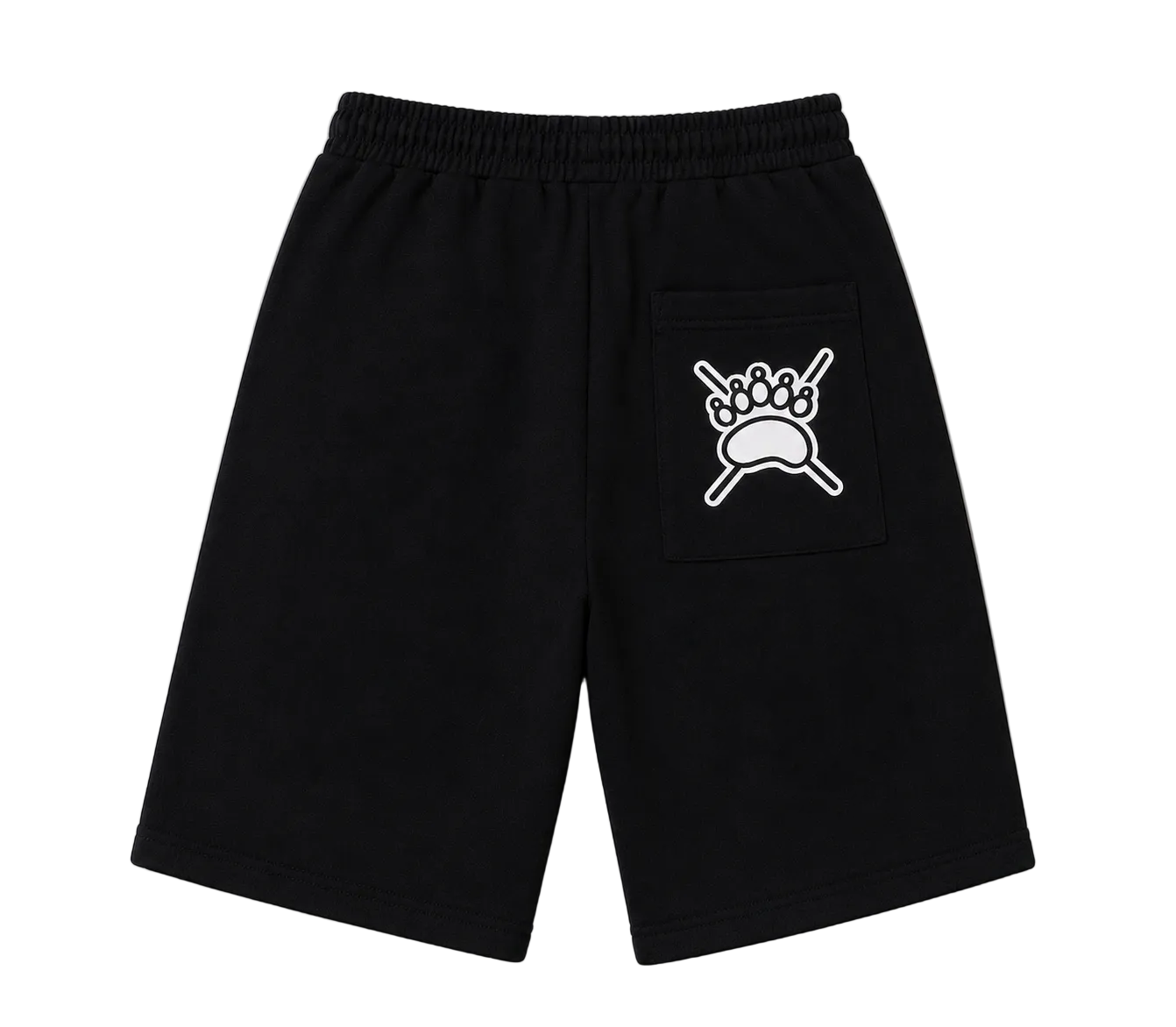BEAR BREED COTTON JERSEY JORT | BLACK