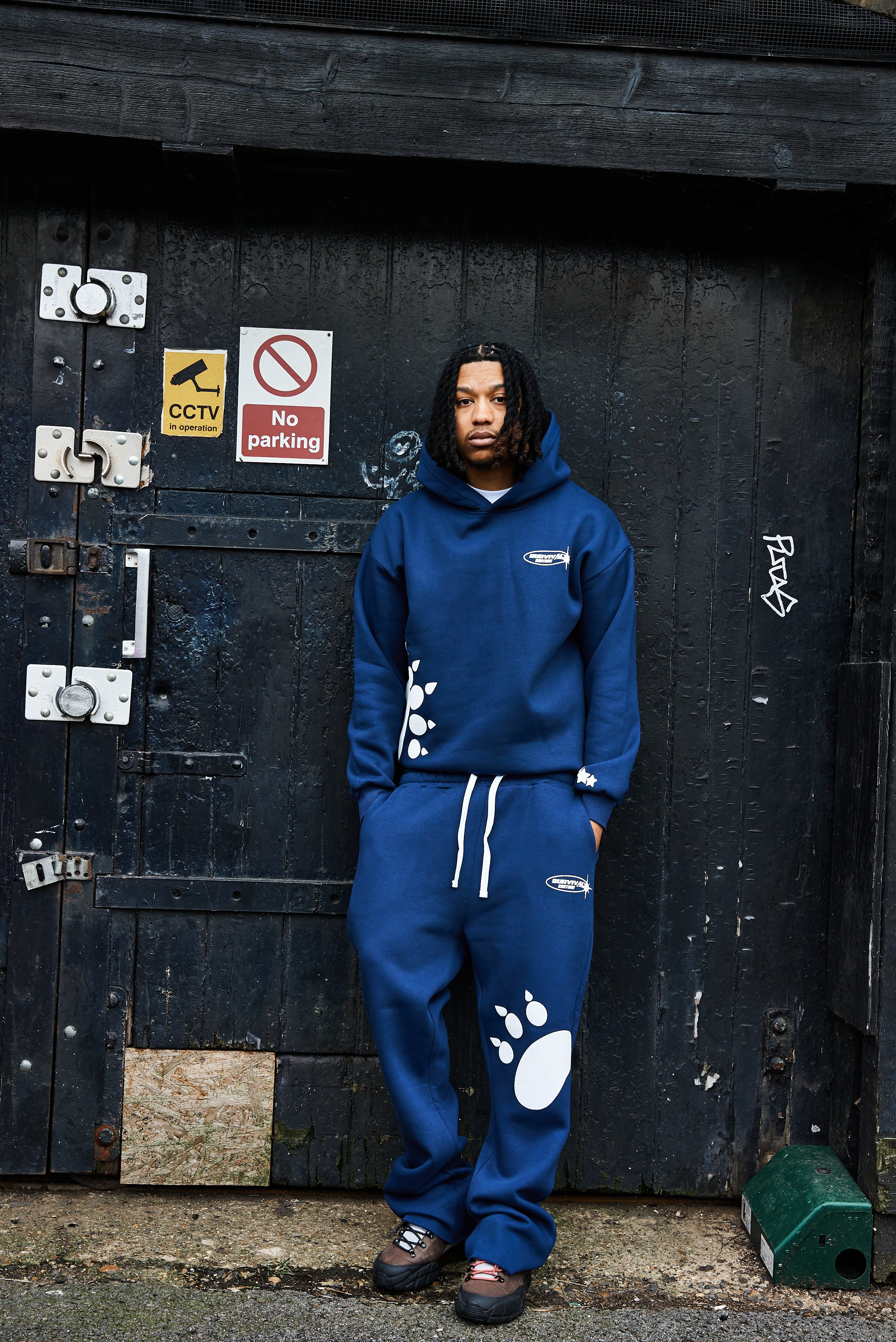 BEAR BREED HOODIE | NAVY BLUE