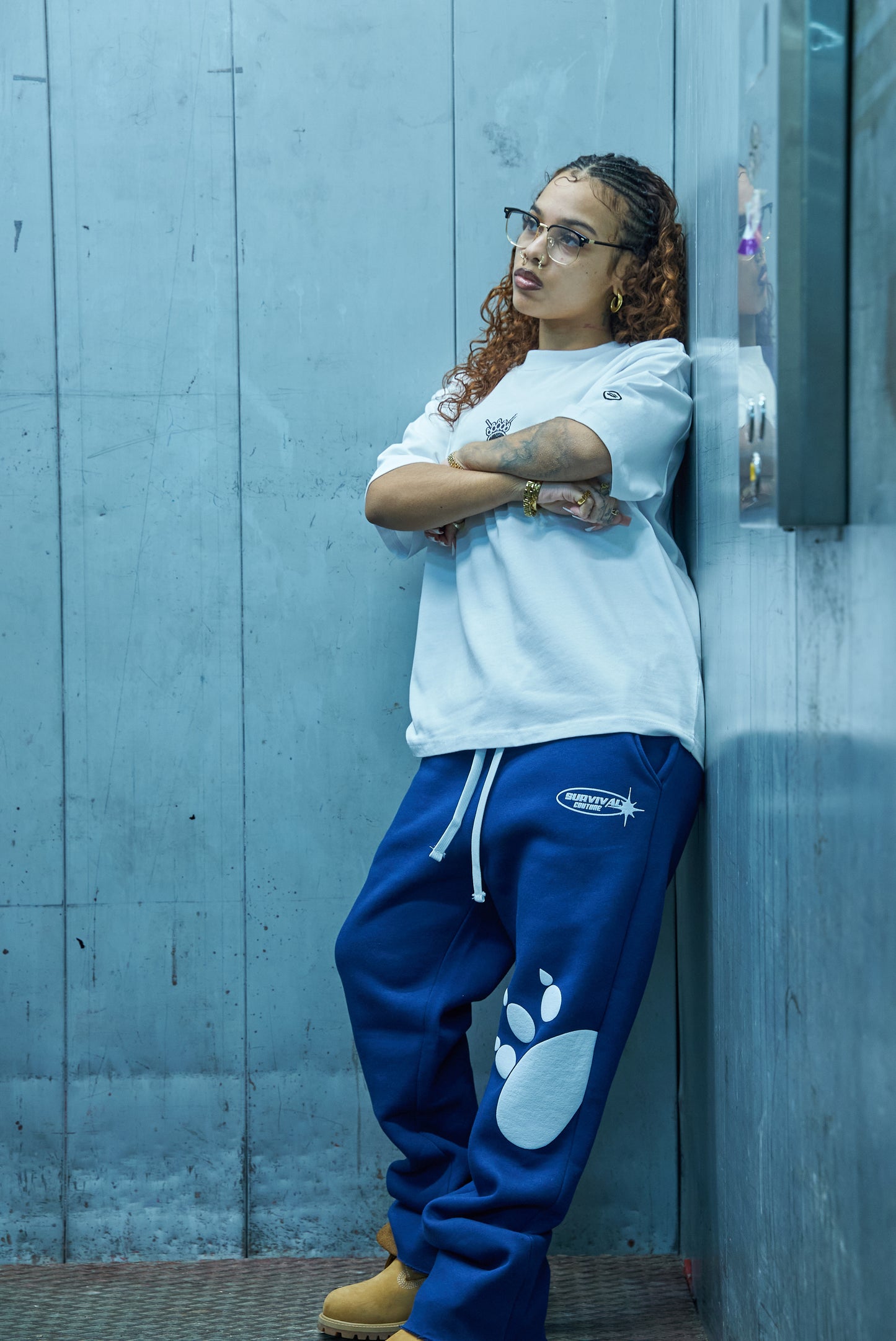 BEAR BREED JOGGERS | NAVY BLUE