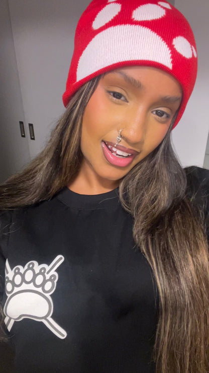 BEAR BREED BEANIE HAT | RED