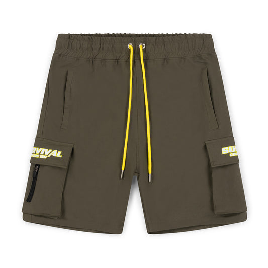 Olive Cargos Shorts | Green Cargos Shorts | The Survival Couture